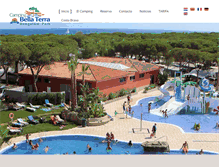 Tablet Screenshot of campingbellaterra.com